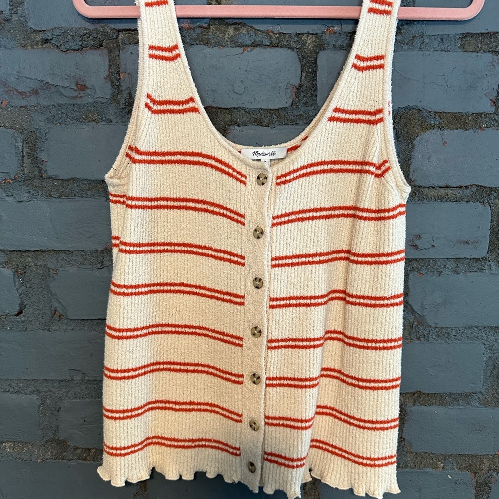 Madewell Never worn sweater tank.